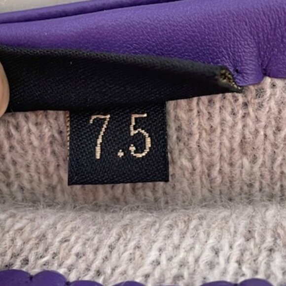 YISEVEN Touchscreen Leather Gloves Wool Lined Button Cuff 7.5 L - Picture 13 of 15